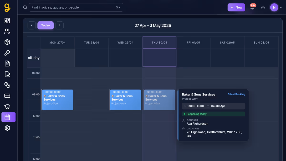Track phases, sub-contractors, and milestones in one record